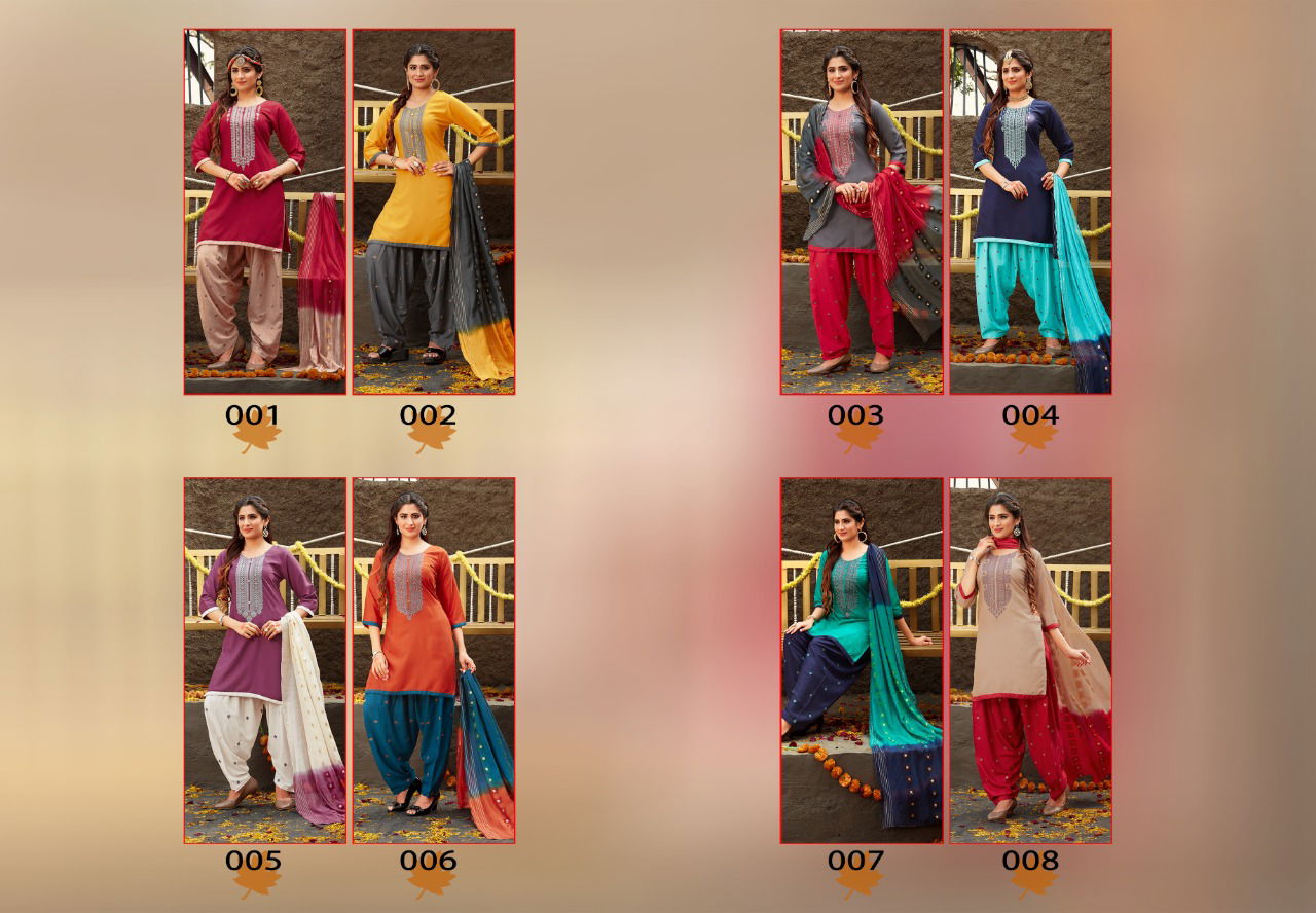 Master Hi Fashion Regular Wear Rayon Ready Made Salwar Suit Collection
